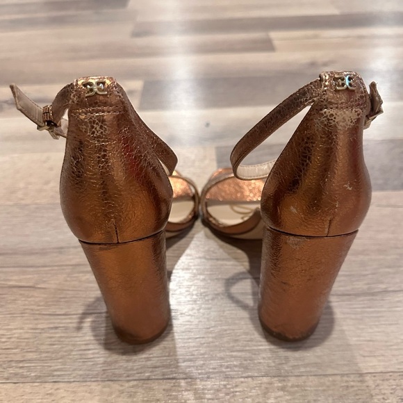 Sam Edelman Women's Bronze Heeled Sandals - Picture 4 of 5